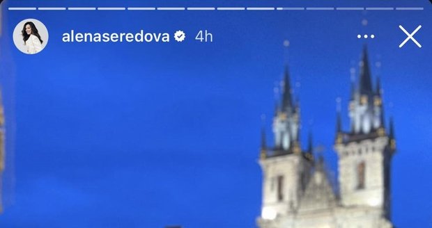 Alena Šeredová se vrátila do Prahy, ale jen na dva dny...