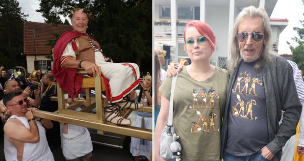 Na Jandově večírku se objevil téměř slepý Aleš Brichta