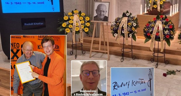 Aleš Cibulka "reportoval" o pohřbu Rudolfa Křesťana