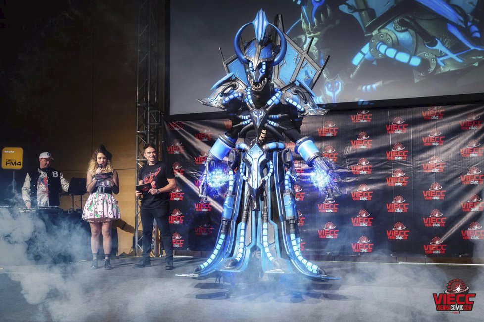 Starlich Kelthuzad ze hry Heroes of the storm - s tímto kostýmem Aleš vyhrál cosplay soutěž ve Vídni