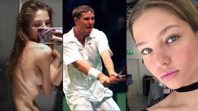Dcera tenisty Jevgenije Kafelnikova podle všeho trpí anorexií.