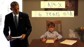 Šestiletý Alex napsal dopis prezidentu Obamovi. Chce zachránit malého uprchlíka.