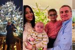 Politické Vánoce na sítích: Šlechtová s Rambohafíkem, Mynářová se syny a manželem a Čaputová "u plotny"