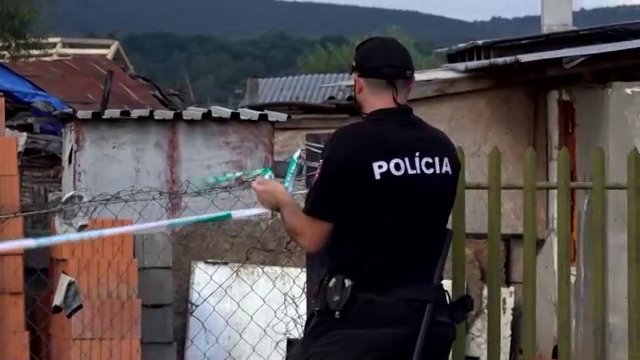 Policie na místě činu.