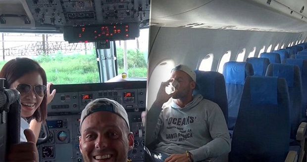 Slovák byl jediným cestujícím v prázdném letadle: Neuvěřitelný zážitek si natočil na video