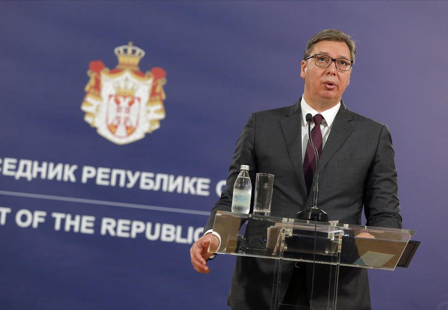 Srbský prezident Alexandar Vučić