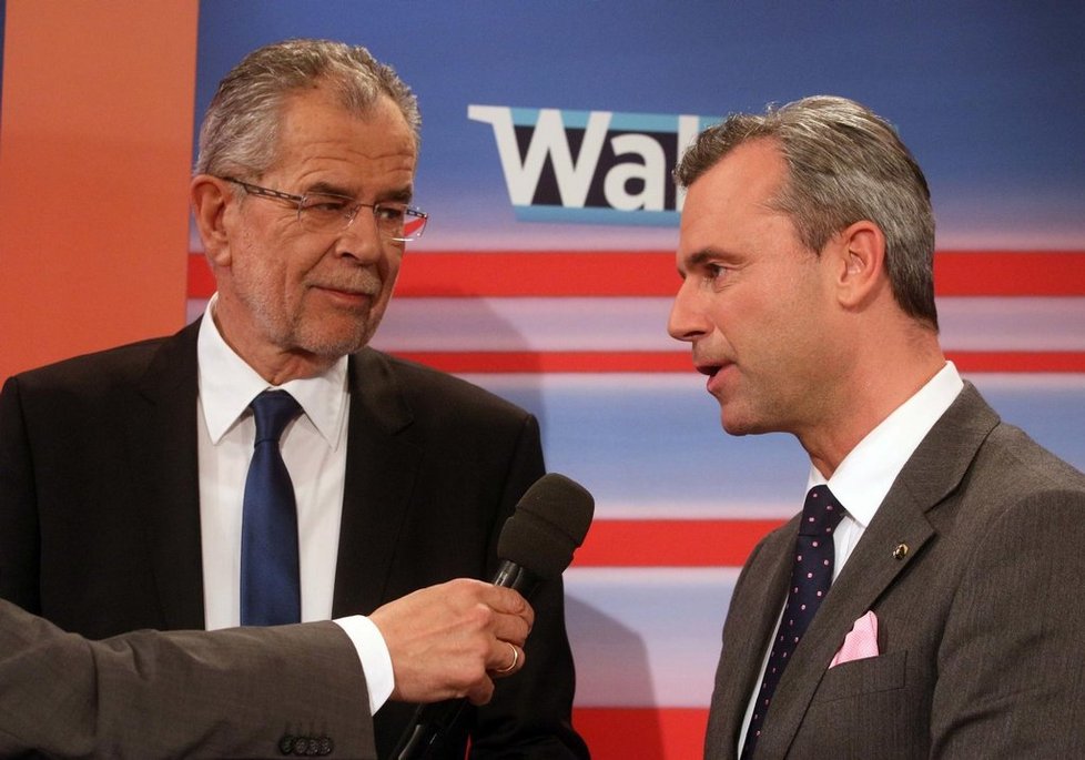 Alexander Van der Bellen a Norbert Hofer