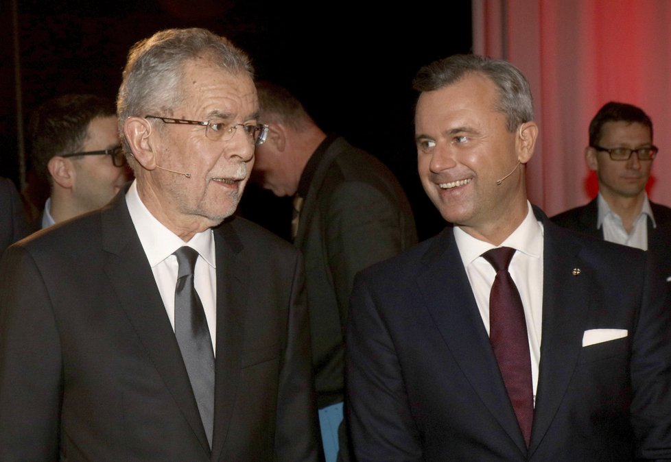 Alexander Van der Bellen a Norbert Hofer