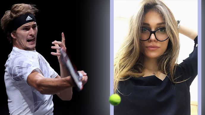 Alexander Zverev se obviněním expartnerky Olgy Šarypovové vysmál.