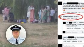Pražský strážník se na facebooku nelichotivě vyjadřoval k fotce muslimek.
