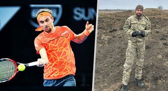 Ukrajinský tenista Dolgopolov brání vlast s dronem: Bomby pro okupanty!