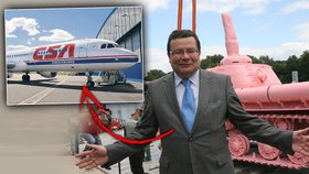 Exministr obrany Alexandr Vondra se přesune od tanků k letadlům - do dozorčí rady Českého Aeroholdingu