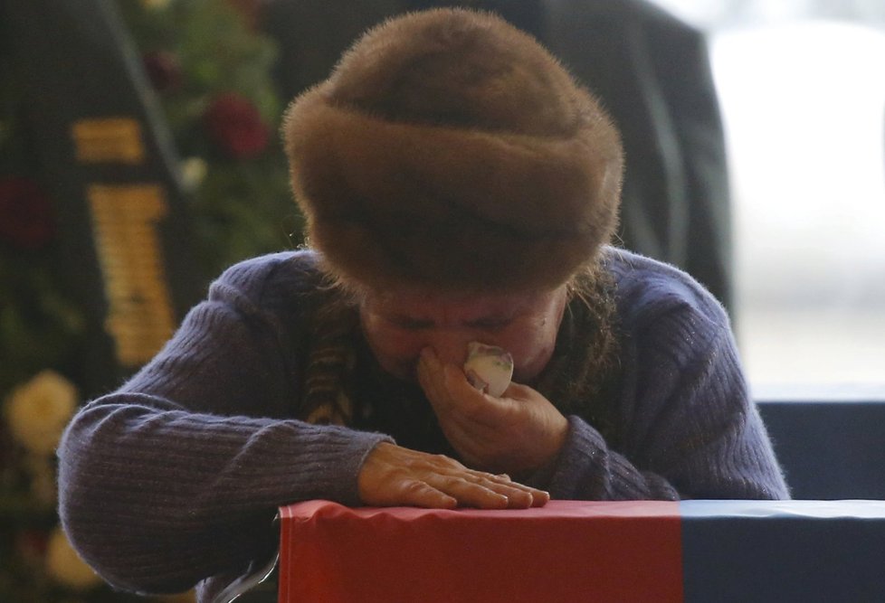 Rusko se rozloučilo s tragicky zesnulými členy souboru Alexandrovci.