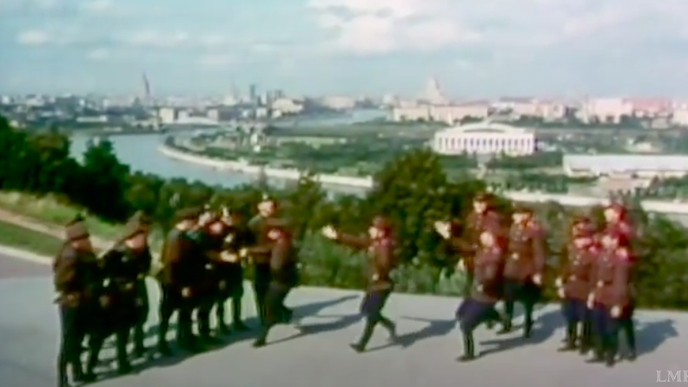 Vystoupení Alexandrovců v Moskvě v roce 1965.