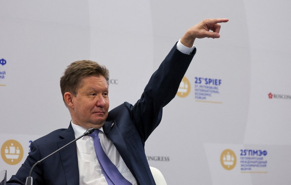 Šéf Gazpromu Alexej Miller