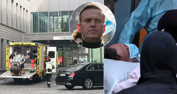 Otrávený Navalný zůstává ve vážném stavu: Umělý spánek, plicní ventilace a nejisté výhledy