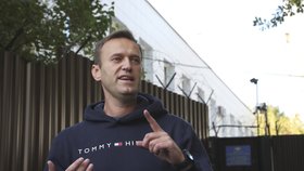 Putinův kritik a ruský opoziční vůdce Alexej Navalnyj vyšel po 30 dnech z vězení (23.8.2019)