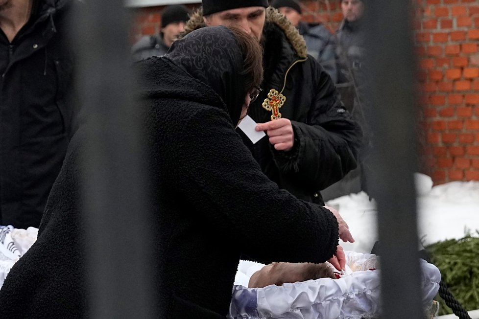 Pohřeb Alexeje Navalného (1. 3. 2024).