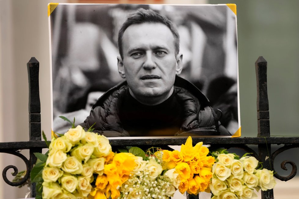 Pieta za Navalného v Londýně (18. 2. 2024)