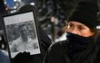 Uctění památky Navalného v kanadském Montrealu (16.2.2024)