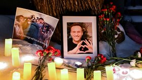 Uctění památky Alexeje Navalného 