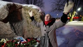 Pieta v Rusku za Navalného: Statečná seniorka Ljudmila v Petrohradě vyčinila Putinovi.