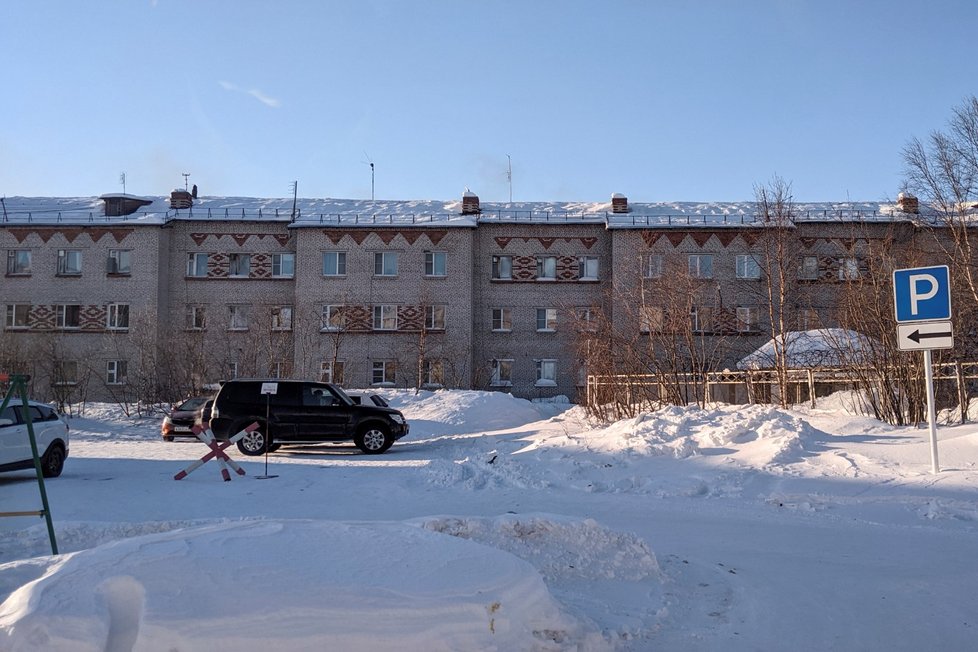 Vězení v Charpu na Sibiři, kde zemřel Navalnyj (17.2.2024).