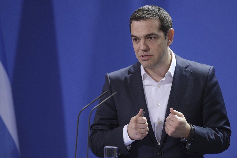Řecký premiér a lídr levicové strany SYRIZA Alexis Tsipras.