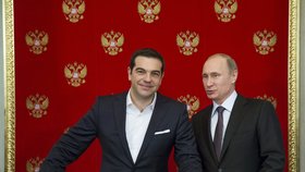 Tsipras podlézá Putinovi a veřejně kritizuje sankce proti Rusku.