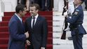 Řecký premiér Alexis Tsipras přivítal francouzského prezidenta Emmanuela Macrona