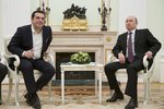 Řecký premiér Tsipras navštívil ruského prezidenta Putina