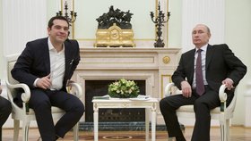 Řecký premiér Tsipras navštívil ruského prezidenta Putina