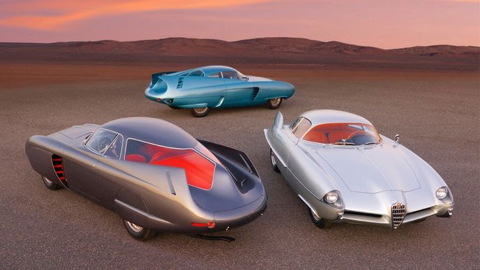 Alfa Romeo B.A.T., mistrovská díla automobilového designu s aerodynamickou karosérií z padesátých let minulého století