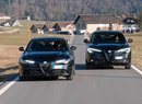 Alfa Romeo Giulia Estrema a Alfa Romeo Stelvio Estrema