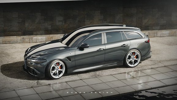 Alfa Romeo Giulia mohla být nádherný kombík, souhlasíte?