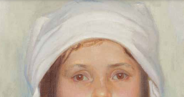Alfons Mucha - Sváteční portrét.