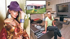 Už rok a čtvrt bydlí herečka Alice Bendová (39) v novém domku za Prahou.