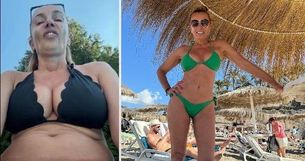Bendová se pochlubila fotkami před a po zhubnutí.