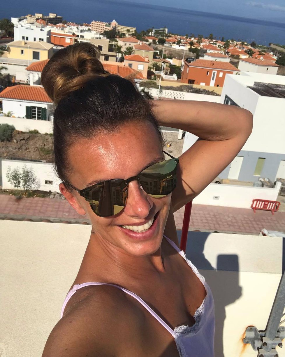 Alice Bendová na Tenerife