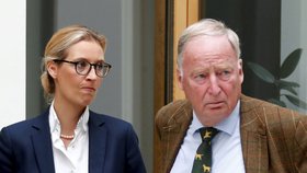 Dvojice volebních lídrů AfD Weidelová a Gauland