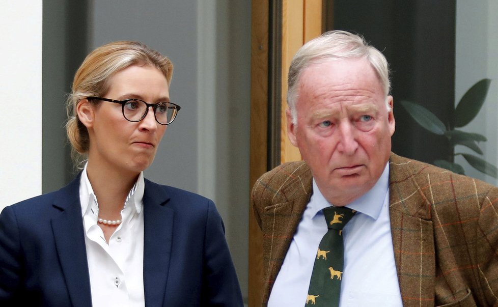 Dvojice volebních lídrů AfD Weidelová a Gauland