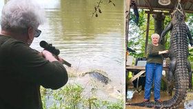 Babča (73) zabila aligátora, který jí sežral poníka. Z kůže chce boty