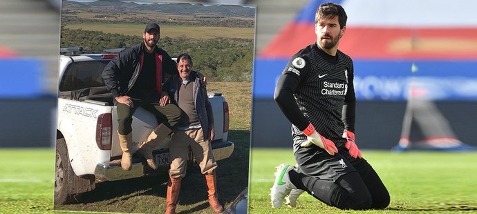 Brazilský gólman Alisson Becker přišel o otce.