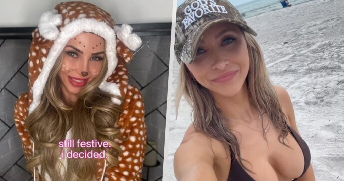 La estrella de OnlyFans presume una lista de deseos navideños: un comedero para pájaros y un antifaz para dormir