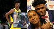 Basketbalista Indiany Pacers Alize Johnson svou milovanou matku Chanelle dojal k slzám.