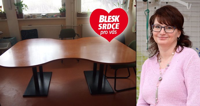 Díky projektu Srdce pro vás mohla organizace ALKA koupit dva speciální stolky!