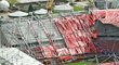 Nepříjemné starosti musí řešit vedení fotbalového klubu z Alkmaaru. Během fujavice se zřídila část střechy a tribuny.