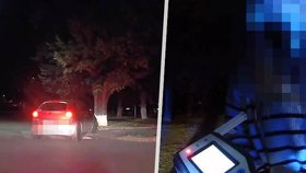 Opilá řidička před zraky policistů odbočila na chodník: Nadýchala téměř 4 promile