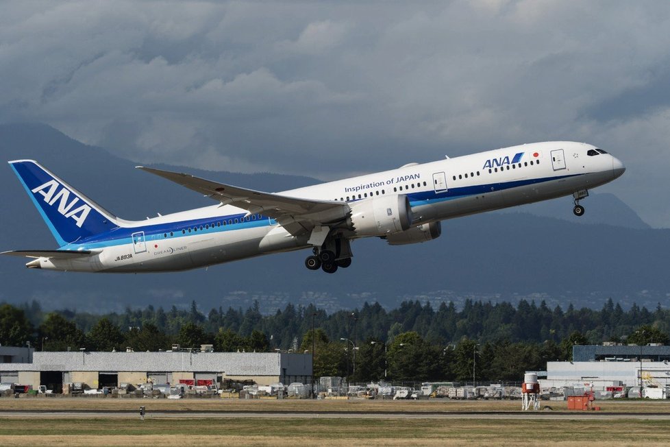Letadlo japonské společnosti All Nippon Airlines (ilustrační foto)