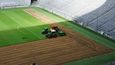 Rekonstrukce trávníku v mnichovské Allianz Arena